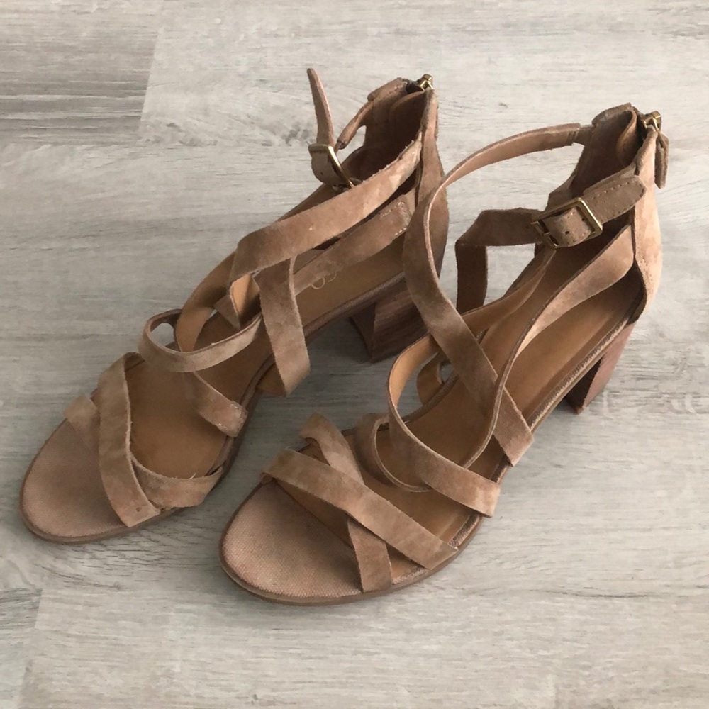 Franco Sarto block heel sandals size 8.5
